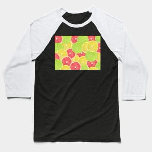 Colorful citrus slices Baseball T-Shirt